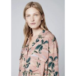 📌 ( SOLD ) SMYTHE Cubano Hawaiian Sunset Shirt